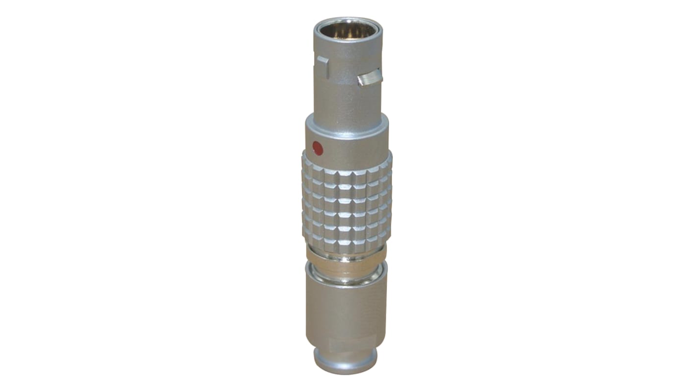 Lemo Connector, 6 Contacts, Cable Mount, Plug, Female, IP68, 0T Series