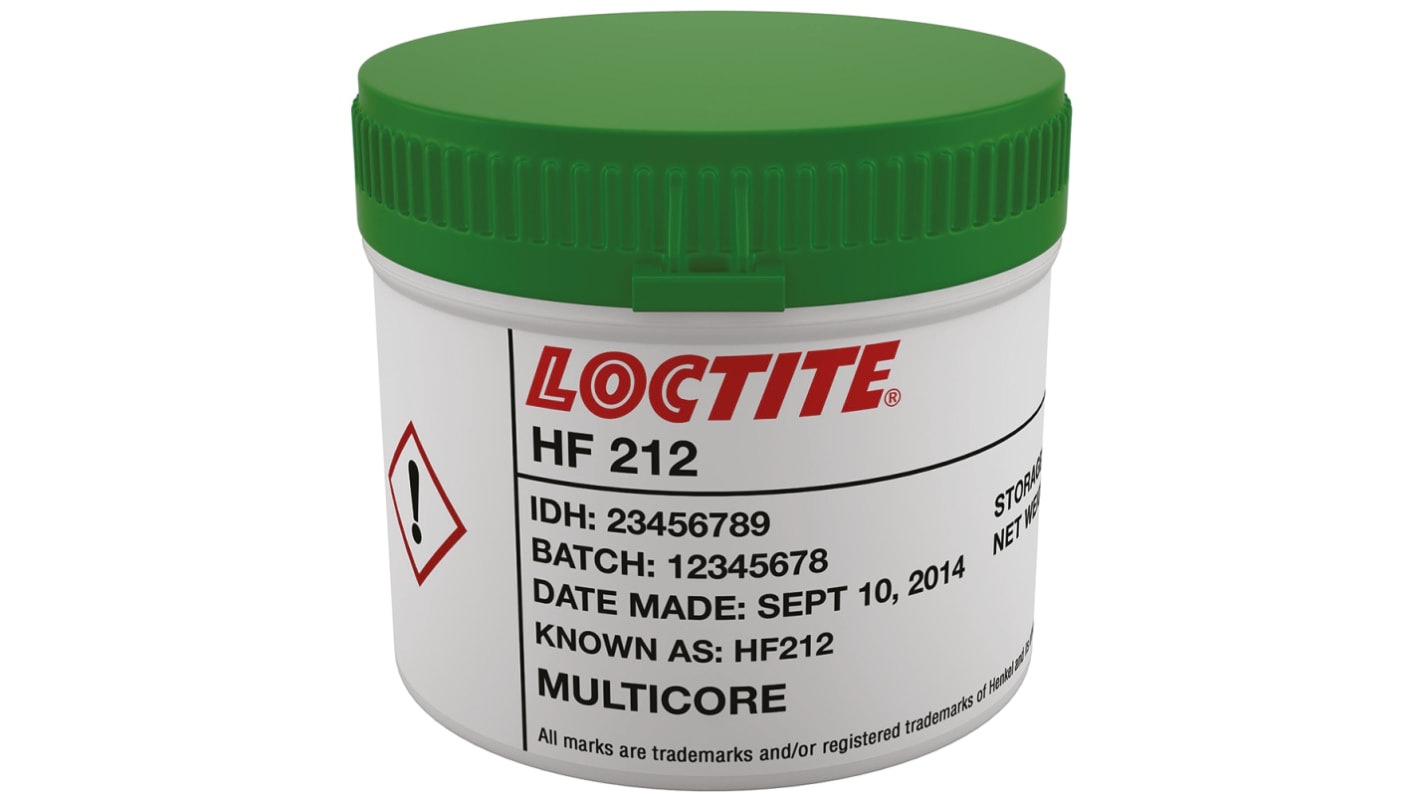 Multicore Loctite HF212 90iSC AGS Lötpaste bleifrei, Dose 500g