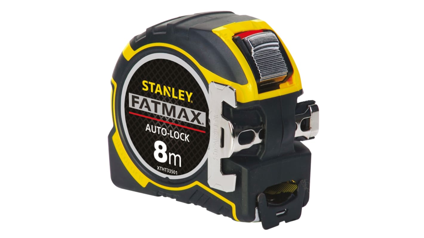 Stanley FatMax 8m Tape Measure, Metric, With RS Calibration