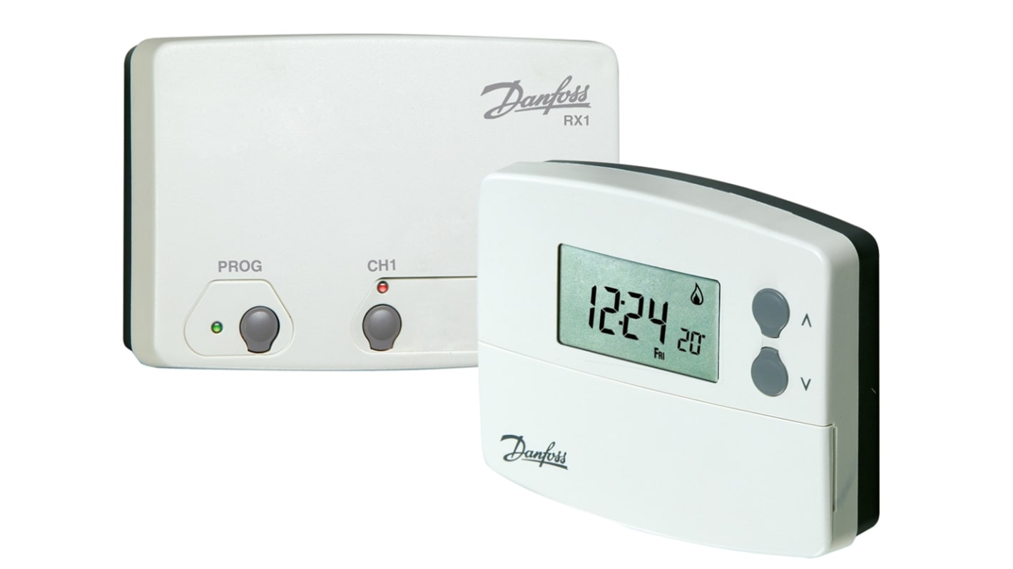 Danfoss 无线温控器, +5 → +30 °C, 230 V 交流, SPDT