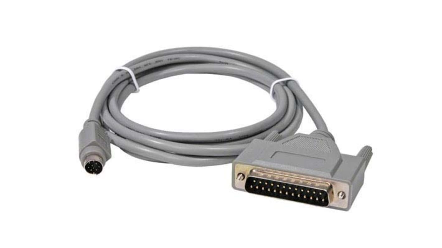 Idec Connecting Cable for Use with FC4A Series PLC, MicroSmart port 1/2 RS232 to HG2F/3F/4F