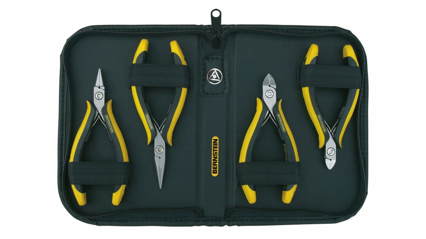 Bernstein AG 4-Piece Plier Set, ESD, 250 mm Overall