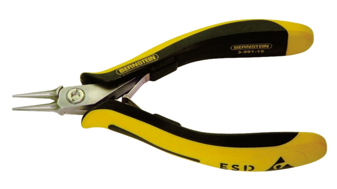 Bernstein Round Nose Pliers, 130 mm Overall, ESD