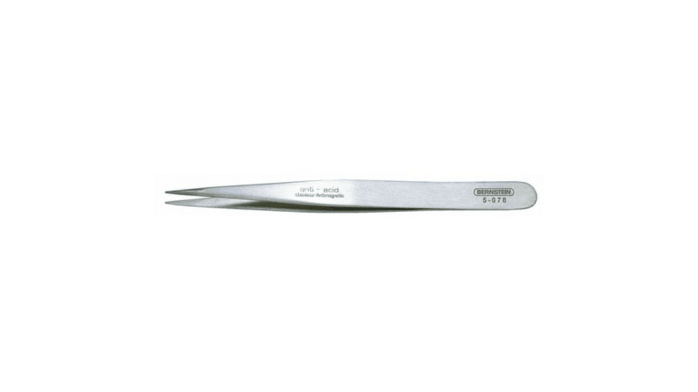 Bernstein AG 130 mm, Stainless Steel, Tapered, Tweezers
