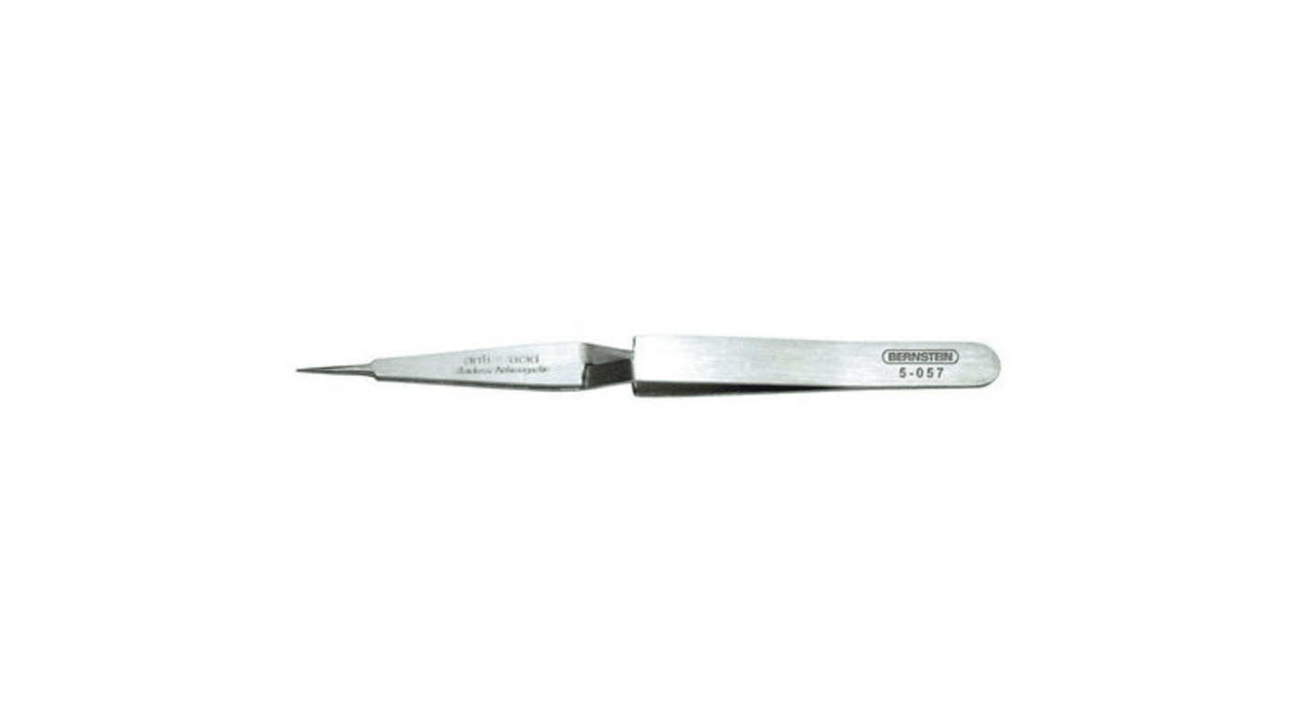 Bernstein AG 120 mm, Stainless Steel, Pointed, Tweezers