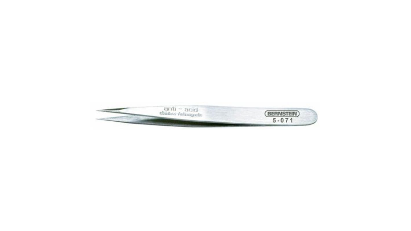 Bernstein AG 85 mm, Stainless Steel, Pointed, Tweezers