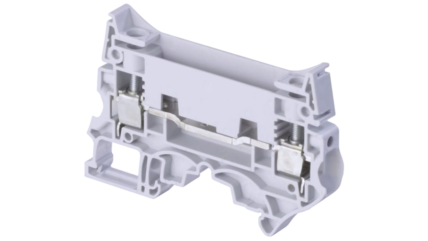 Entrelec 1SNK508011R0000 SNK Series Grey, 10mm², Single-Level, Screw Termination