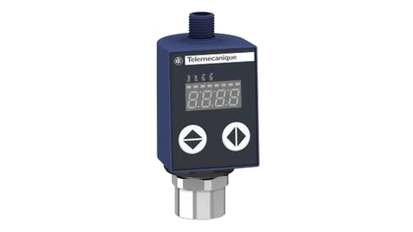 Telemecanique Sensors Pressure Switch, 0bar Min, 400bar Max, 2x NPN-NO/NC Output, Differential Reading