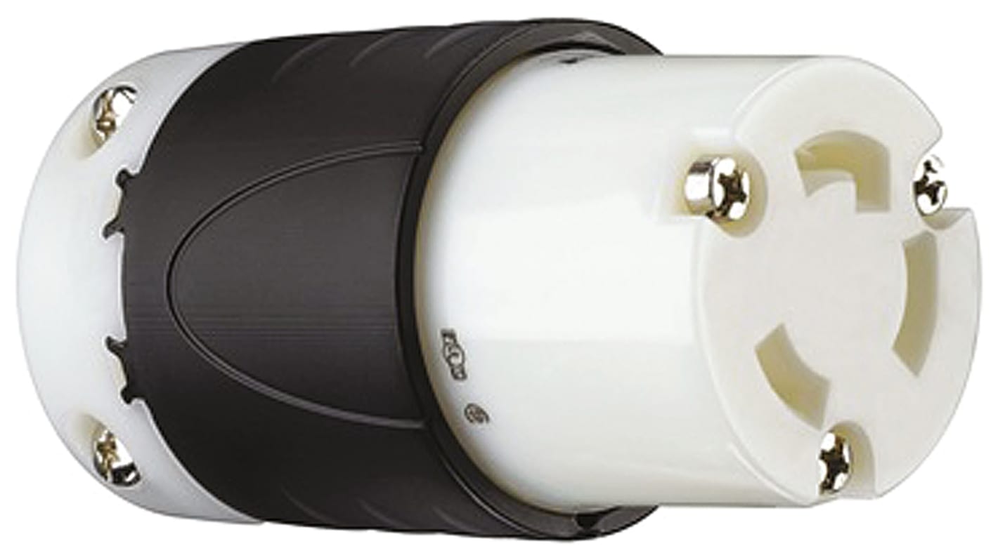 Prise secteur Femelle PASS & SEYMOUR, NEMA L6 - 30R, 250 V, 30A, Montage sur câble, 2P+E