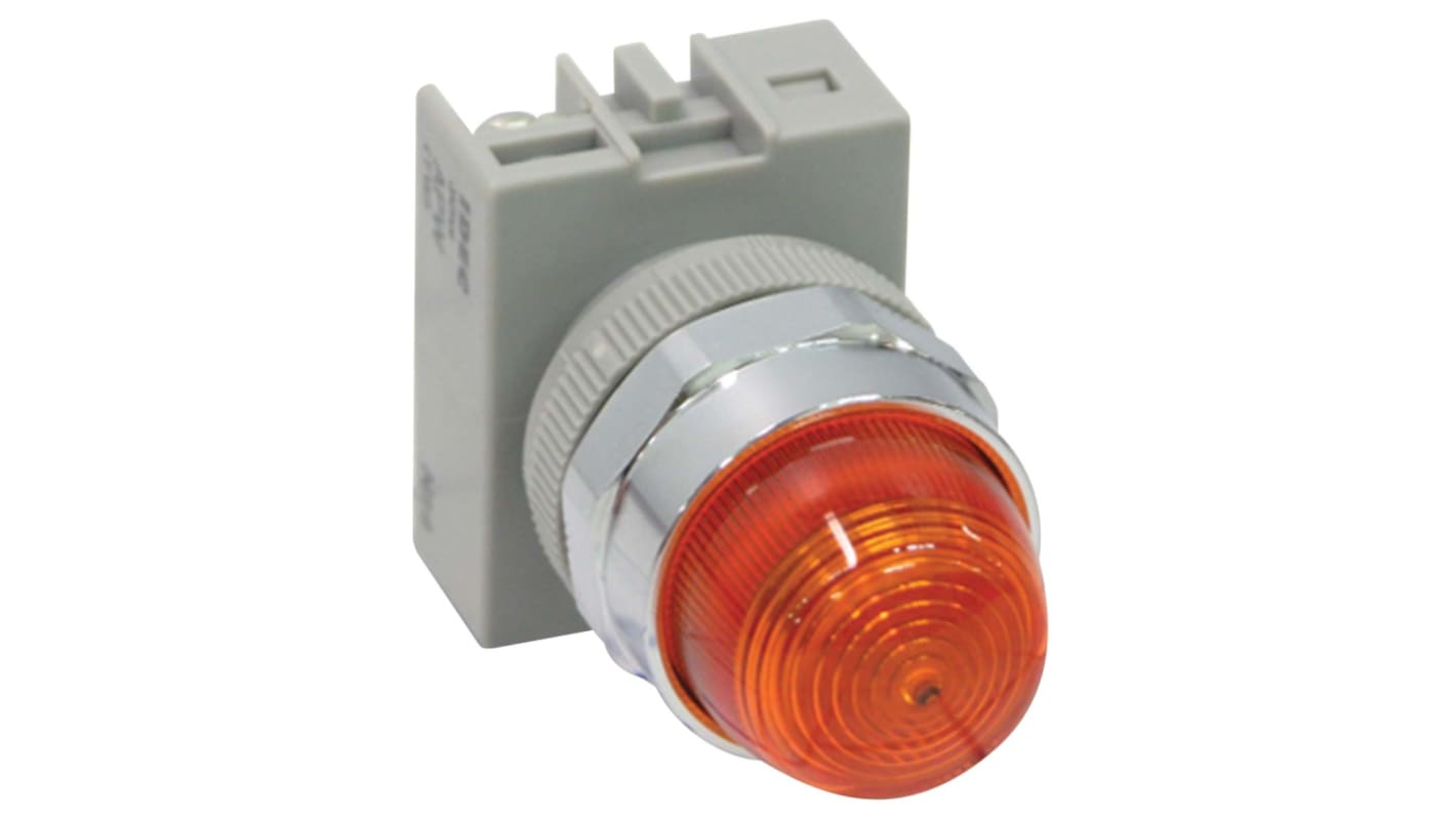 Idec Orange Indicator, 22mm Mounting Hole Size