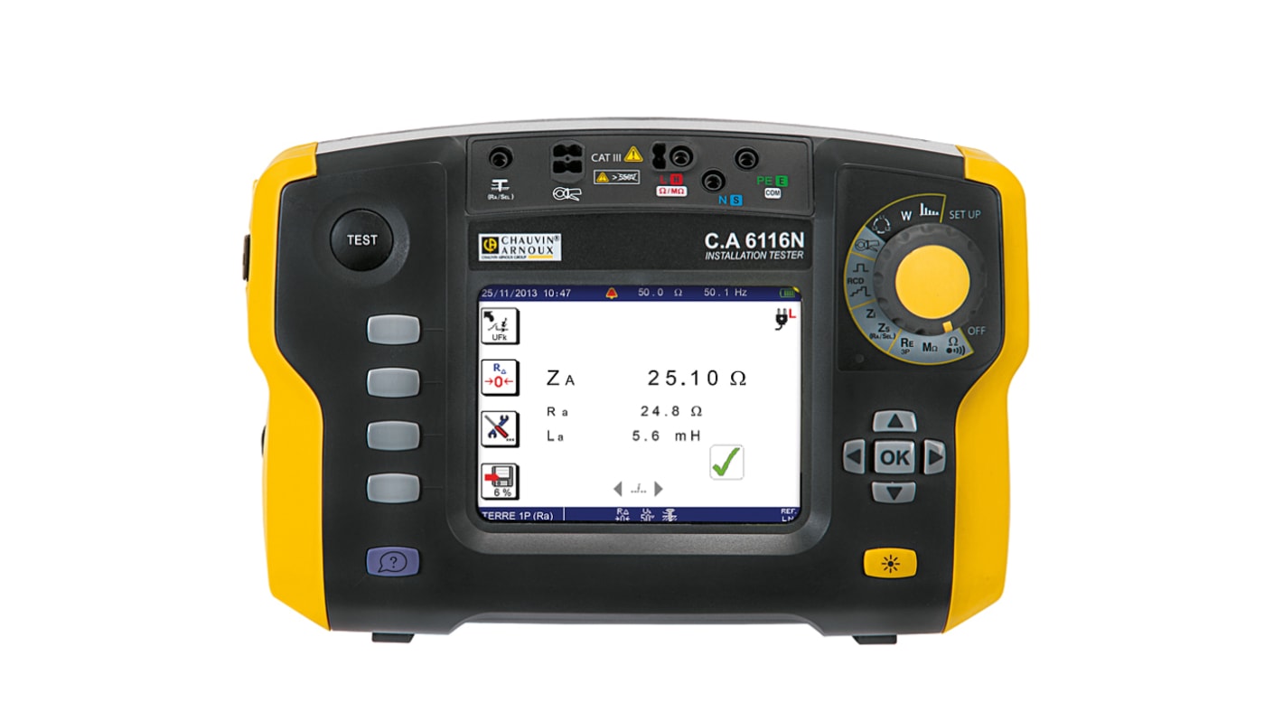 Tester multifunzione Chauvin Arnoux CA 6116N, Cert. ISO