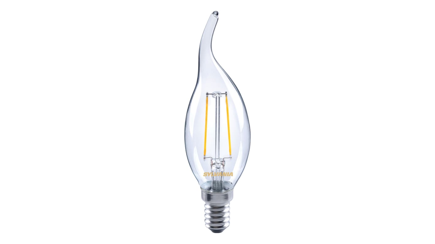 Sylvania ToLEDo E14 LED GLS Bulb 3 W(30W), 2400K, Warm White, Candle shape