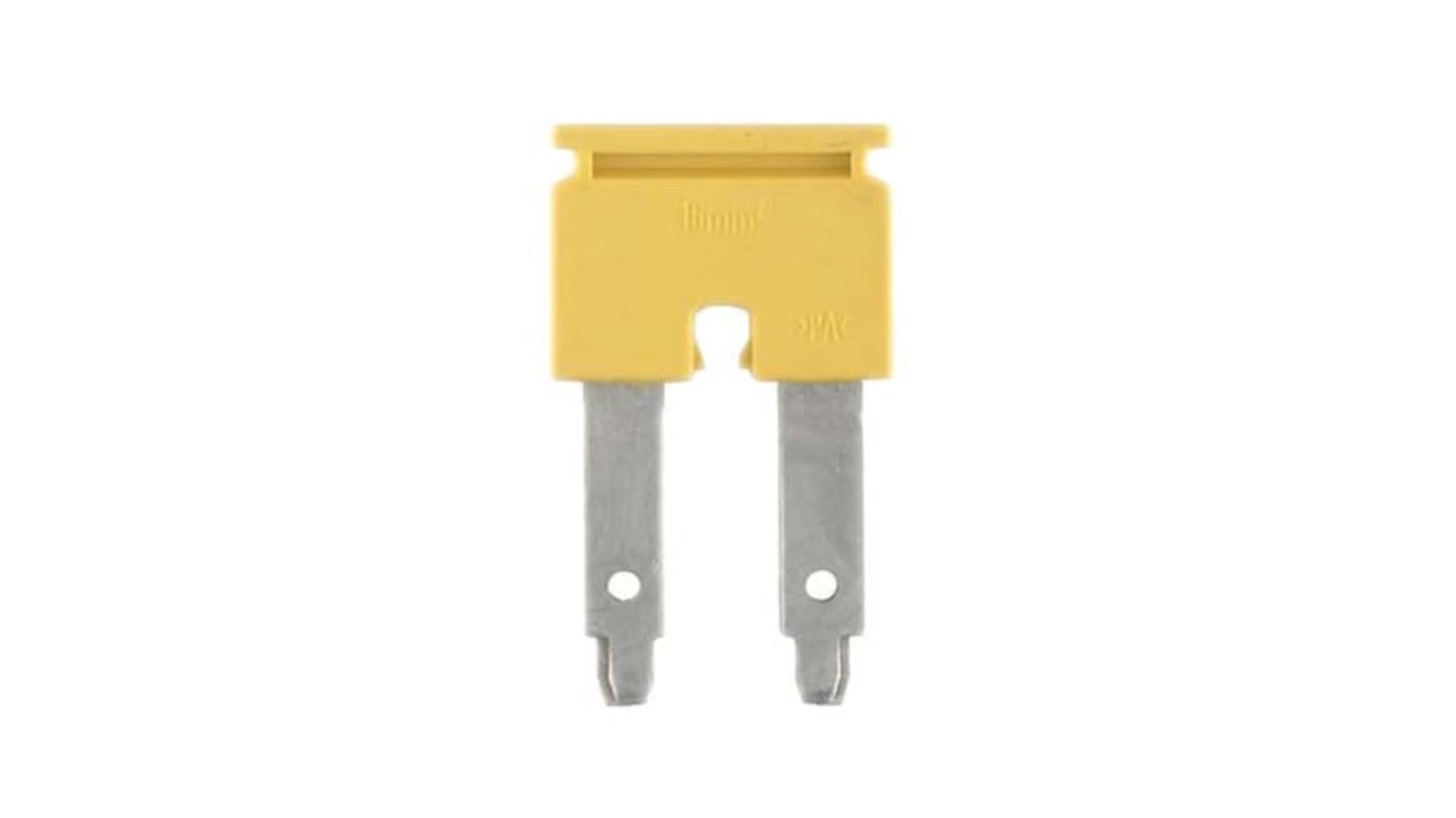 Weidmuller Z Series 2 Way Plug in Cross Connector for Use with Z Series Terminal