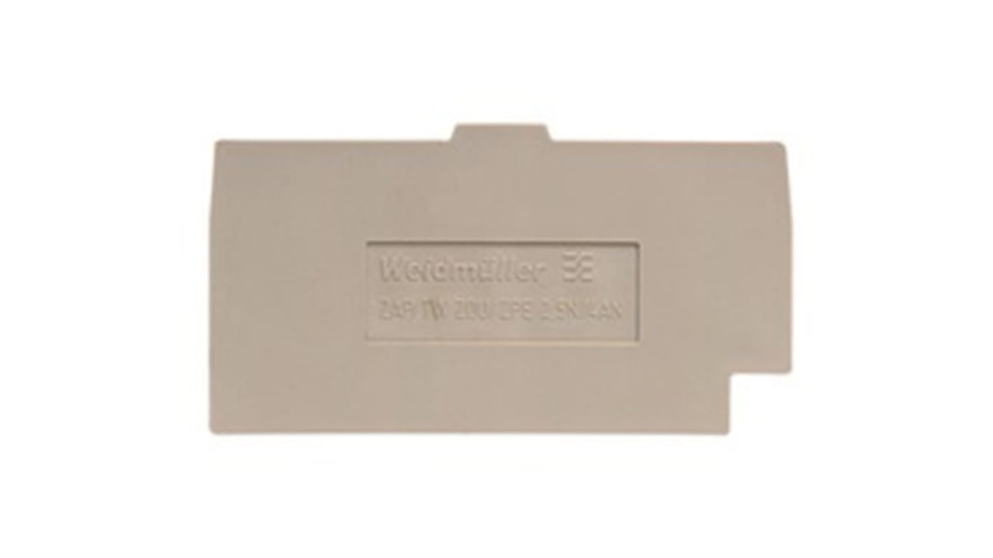 Weidmuller Z Series End Cover for Use with Z Series Terminal