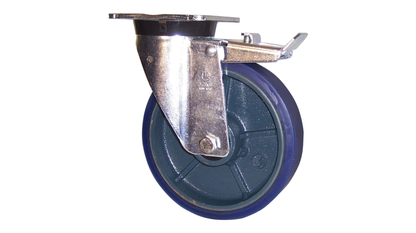 LAG Braked Swivel Castor Wheel, 400kg Capacity, 125mm Wheel