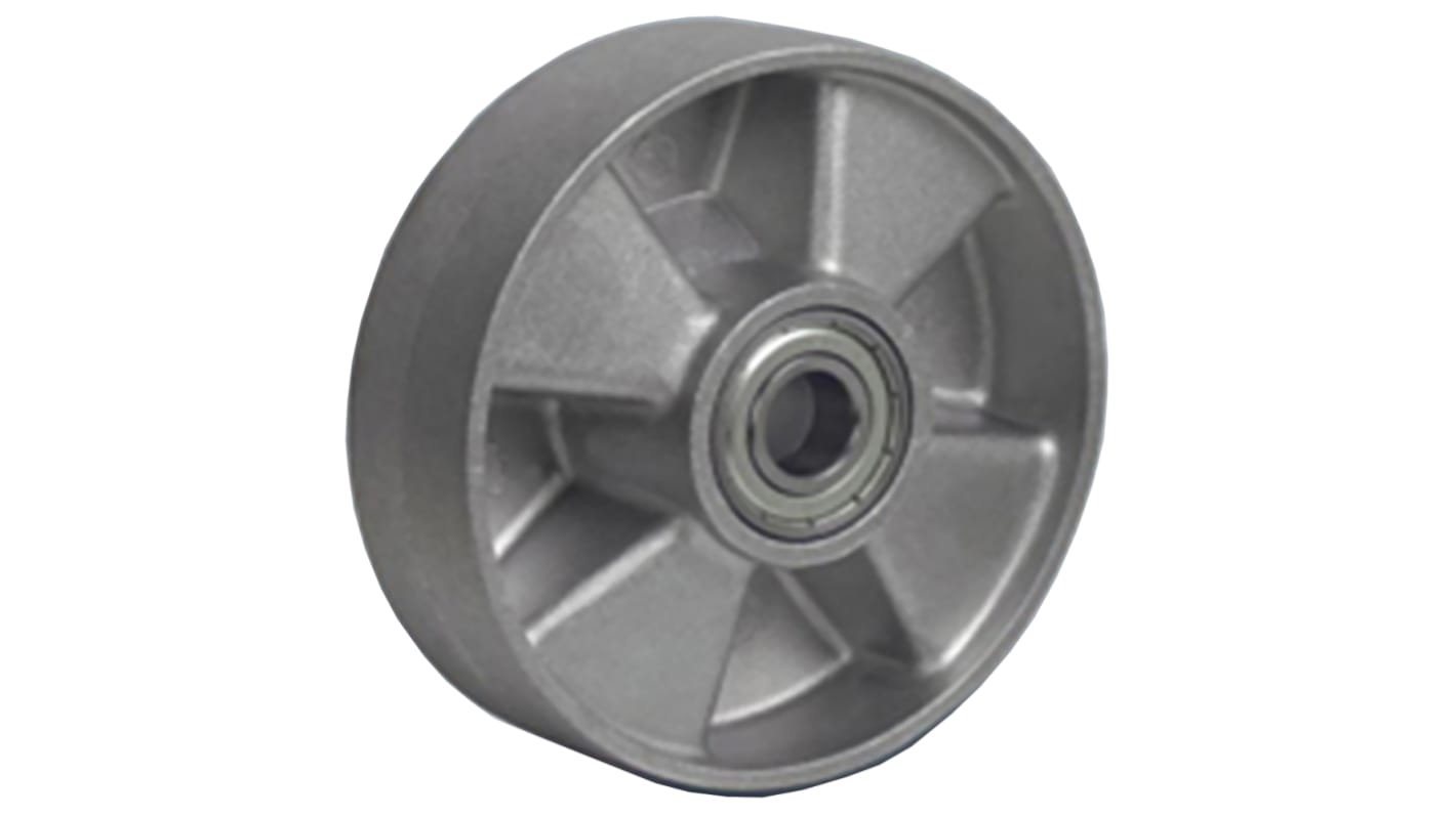 LAG Grey Aluminium High Temperature Resistant, Low Rolling Resistance Trolley Wheel, 200kg