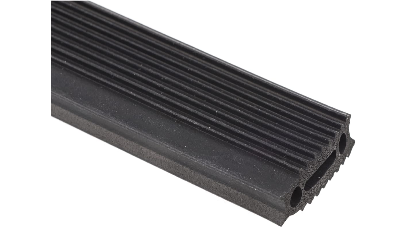 RS PRO Black EPDM  Edging Strip, 20m