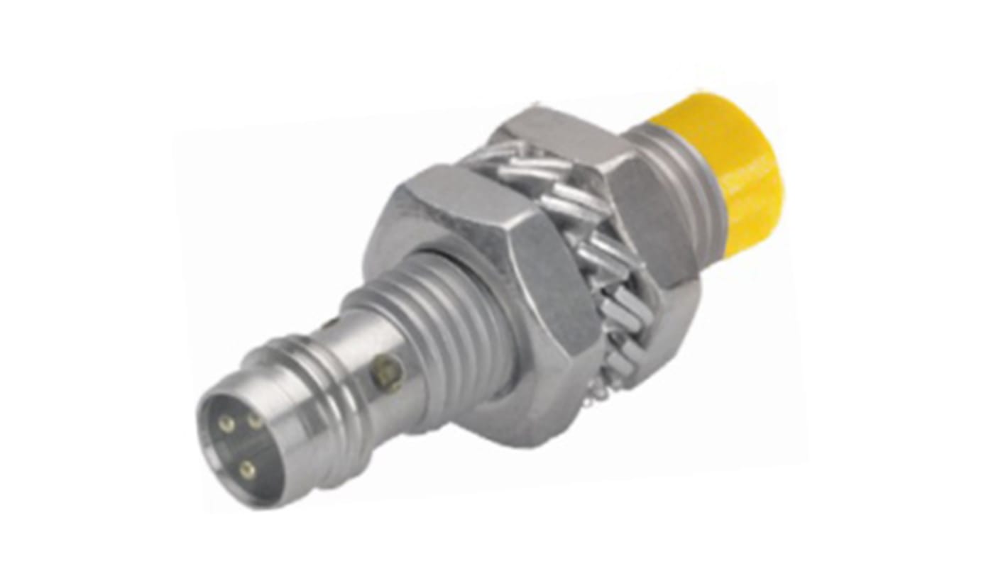 Turck Inductive Barrel-Style Proximity Sensor, M8 x 1, 3 mm Detection, NPN Output, 10 → 30 V dc, IP67