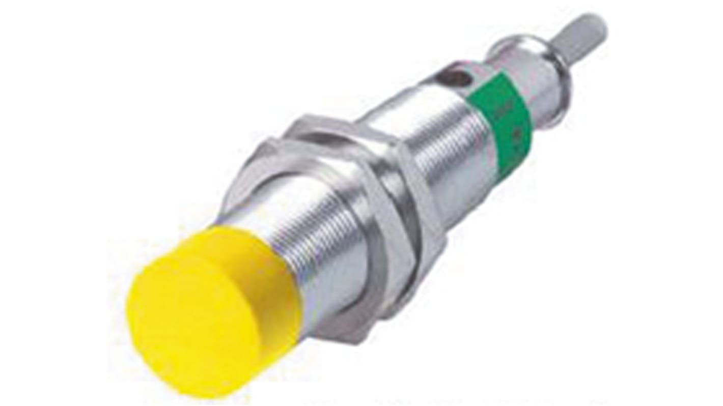 Turck Inductive Threaded Barrel Proximity Sensor, M18, 10 mm Detection, NPN NO, 4.75 → 5.25 V dc