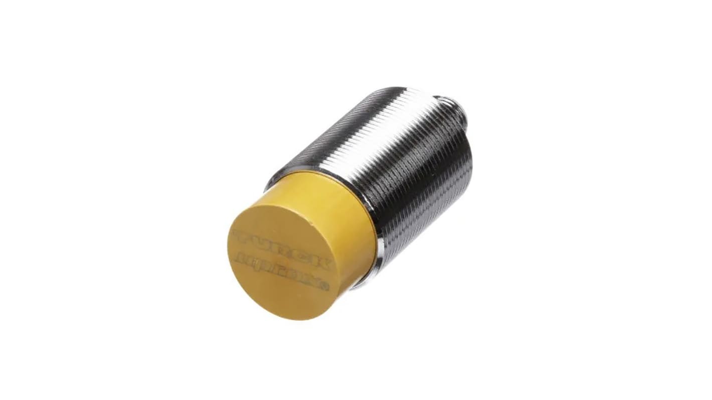 Turck Inductive Barrel-Style Proximity Sensor, M30 x 1.5, 20 mm Detection, PNP Output, 10 → 30 V dc, IP67