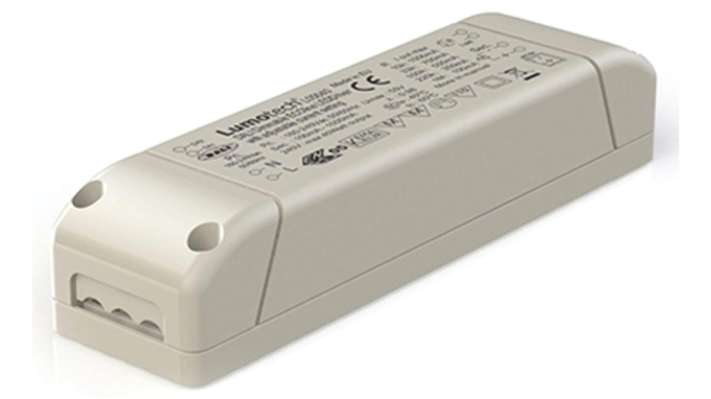 Driver LED corriente constante Lumotech, IN: 160 → 240 V, OUT: 7 → 55V, 0.1 → 1A, 40W, regulable,