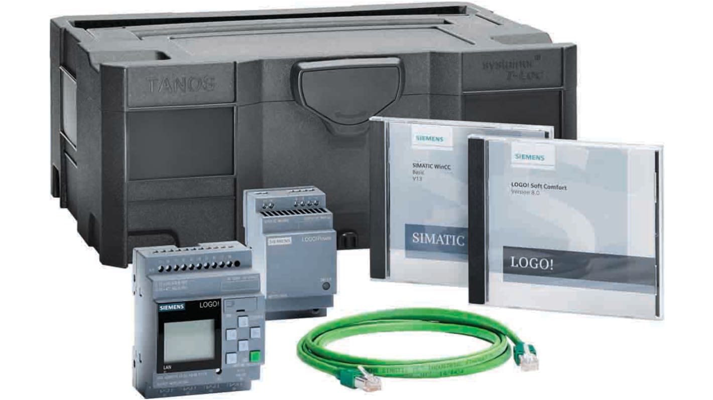 Siemens LOGO! Series Logic Module for Use with LOGO! 8, LOGO! 8.2, 12 → 24 V dc Supply, Relay Output, Digital