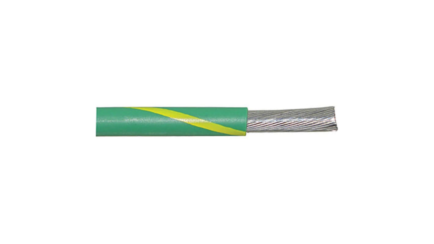 RS PRO Grey 0.75 mm² Equipment Wire, 18 AWG, 24/0.2 mm, 500m, PVC Insulation