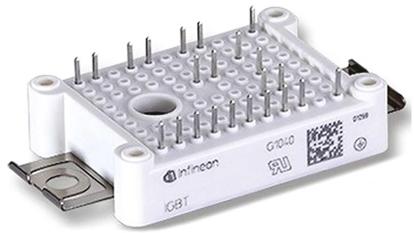 Infineon FP20R06W1E3B11BOMA1 Common Collector IGBT Module, 29 A 600 V, 22-Pin EASY1B, PCB Mount