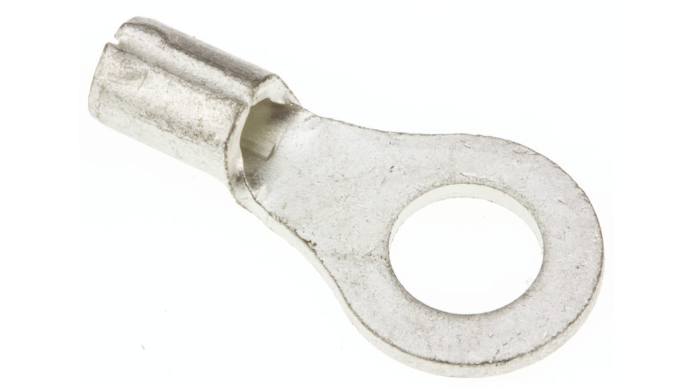 JST, R Uninsulated Ring Terminal, 4mm Stud Size, 0.25mm² to 1.65mm² Wire Size