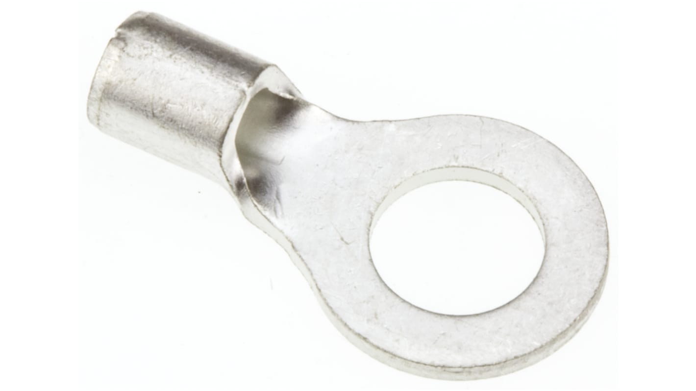 JST, R Uninsulated Ring Terminal, 4mm Stud Size, 1mm² to 2.6mm² Wire Size