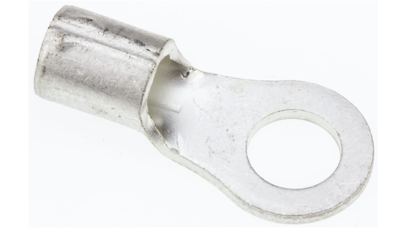 JST, R Uninsulated Ring Terminal, 5mm Stud Size, 2.6mm² to 6.6mm² Wire Size