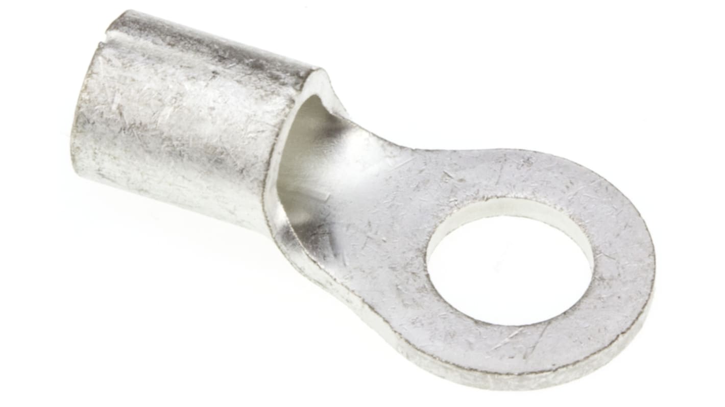 JST R Ringkabelschuh, Unisoliert, aussen ø 12mm, innen ø 6.4mm, max. 10.5mm², 6mm