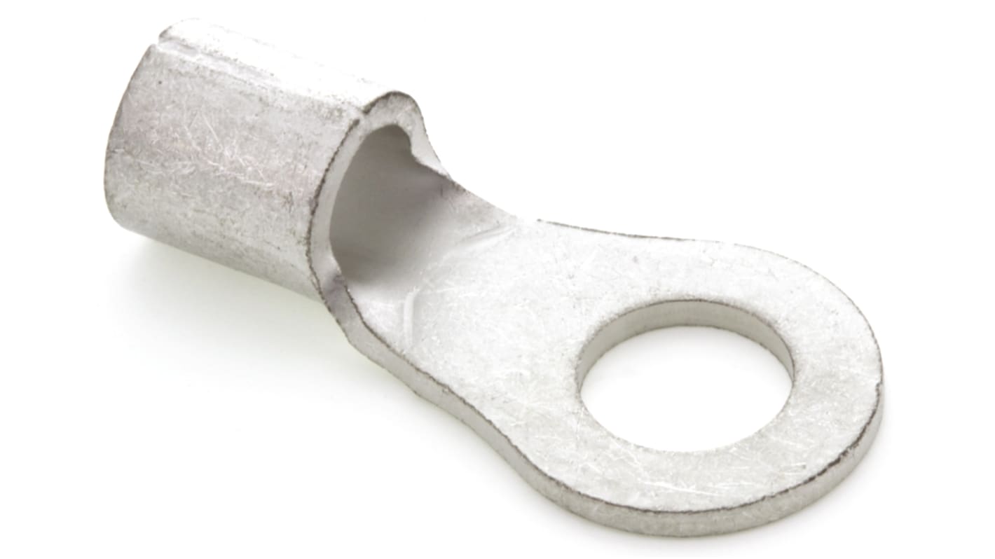 JST, R Uninsulated Ring Terminal, 8mm Stud Size, 10.5mm² to 16.78mm² Wire Size