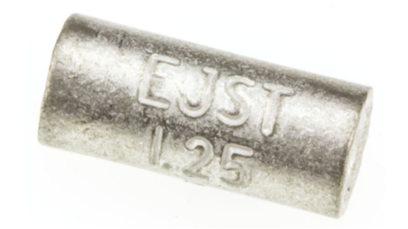 JST, P Parallel Splice Connector, Uninsulated 0.25 → 1.65 mm², 22 → 16 AWG