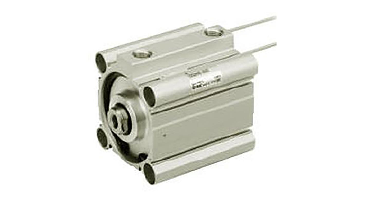 SMC Pneumatic Compact Cylinder - 20mm Bore, 20mm Stroke, CQ2K Series, Double Acting