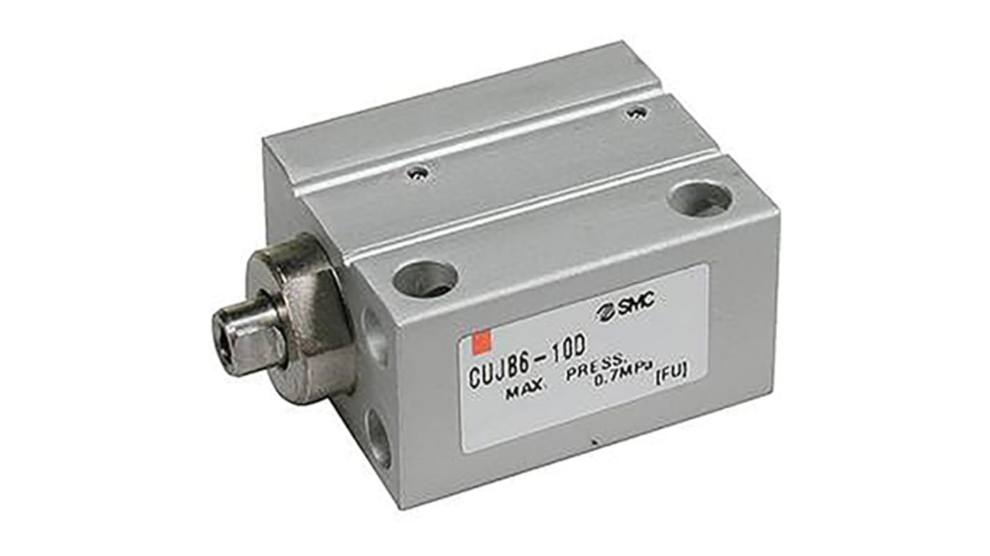 SMC CUJ Series 0.7 MPa Single Action Pneumatic Rotary Actuator, 6mm Bore