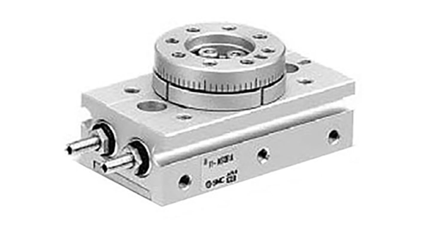 SMC MSQ Series 0.7 MPa Single Action Pneumatic Rotary Actuator, 190° Rotary Angle, 1mm Bore
