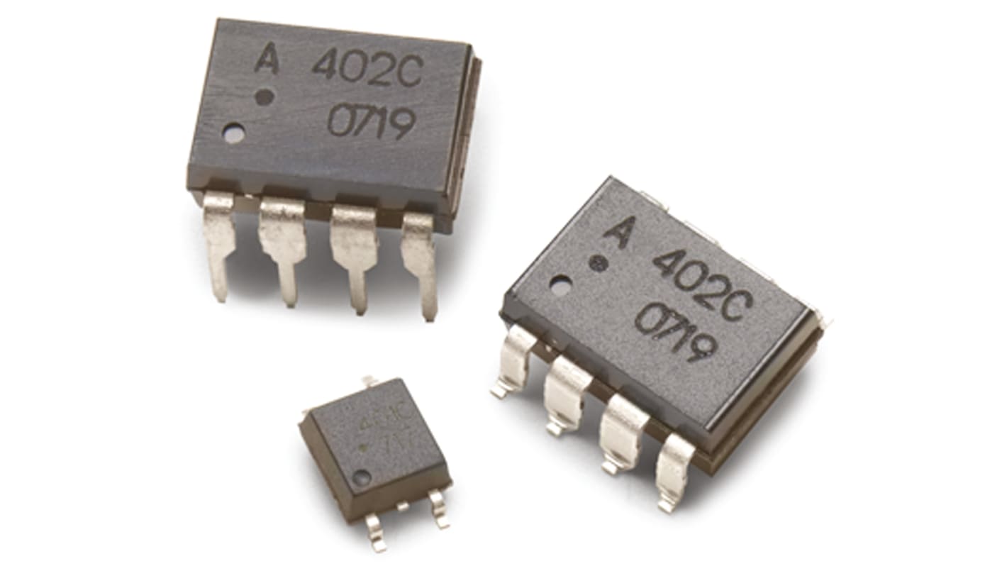 Broadcom Solid State Relay, 40 mA Load, Surface Mount, 400 V Load, 0.8 V Control