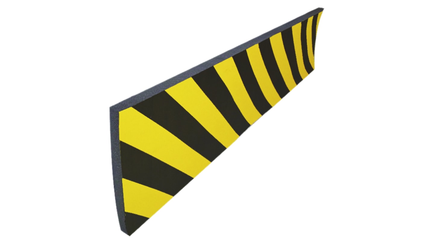 Protezione antiurto col. Nero/Giallo in Gomma nitrilica RS PRO, lunghezza 5m