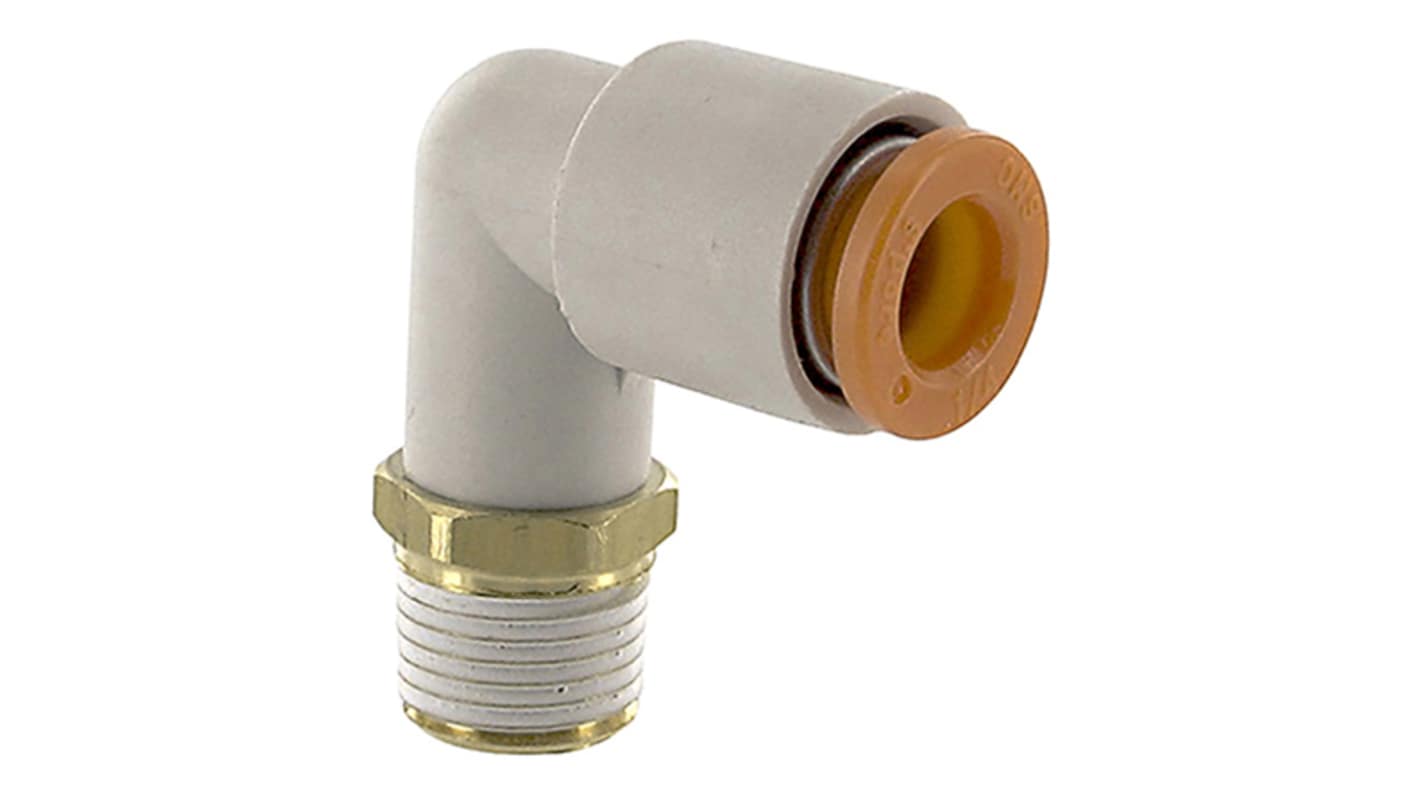 SMC KQ2 Series, M5 x 0.8 Male, Threaded Connection Style