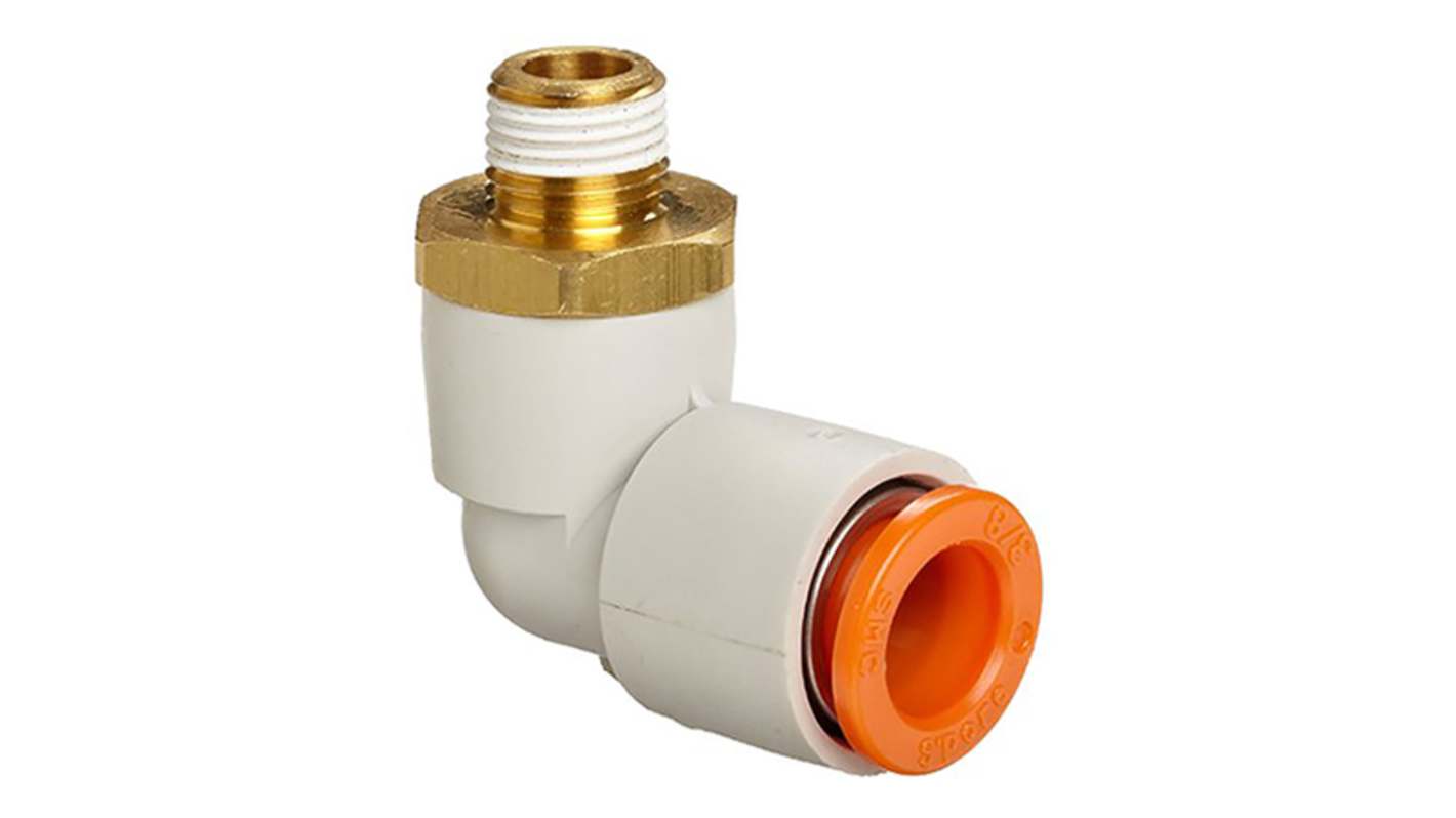 SMC KQ2 Series, R 1/8 Male, Threaded Connection Style