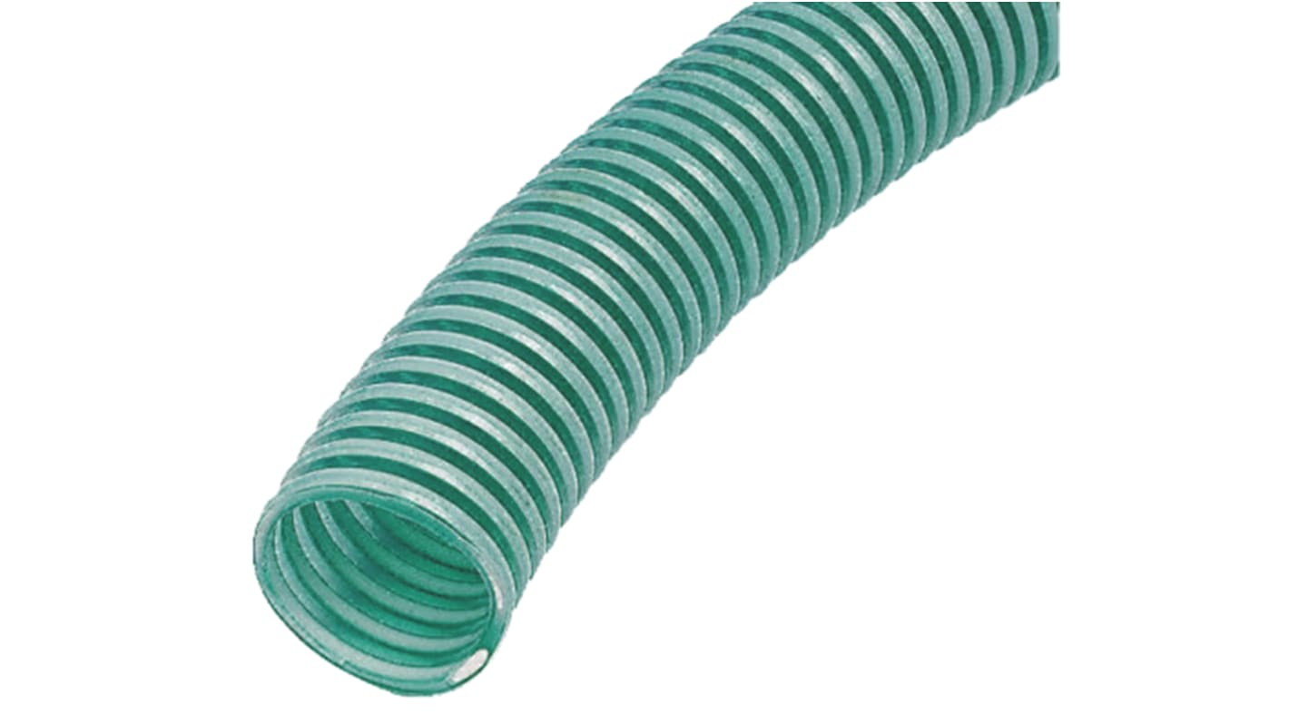 Tubo flessibile RS PRO in PVC col. Verde, Ø int. 25mm, L. 30m