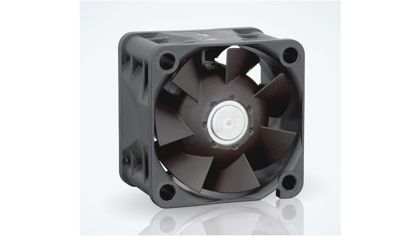 ebm-papst 直流轴流风机, 24 V 直流电源, 38m³/h, 6.9W, 17250rpm, 40 x 40 x 28mm, IP20, 420 J系列