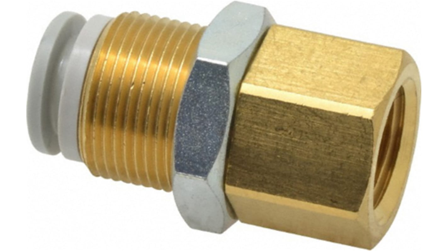 SMC KQ2 Series, Rc 1/4 Male, Threaded-to-Tube Connection Style