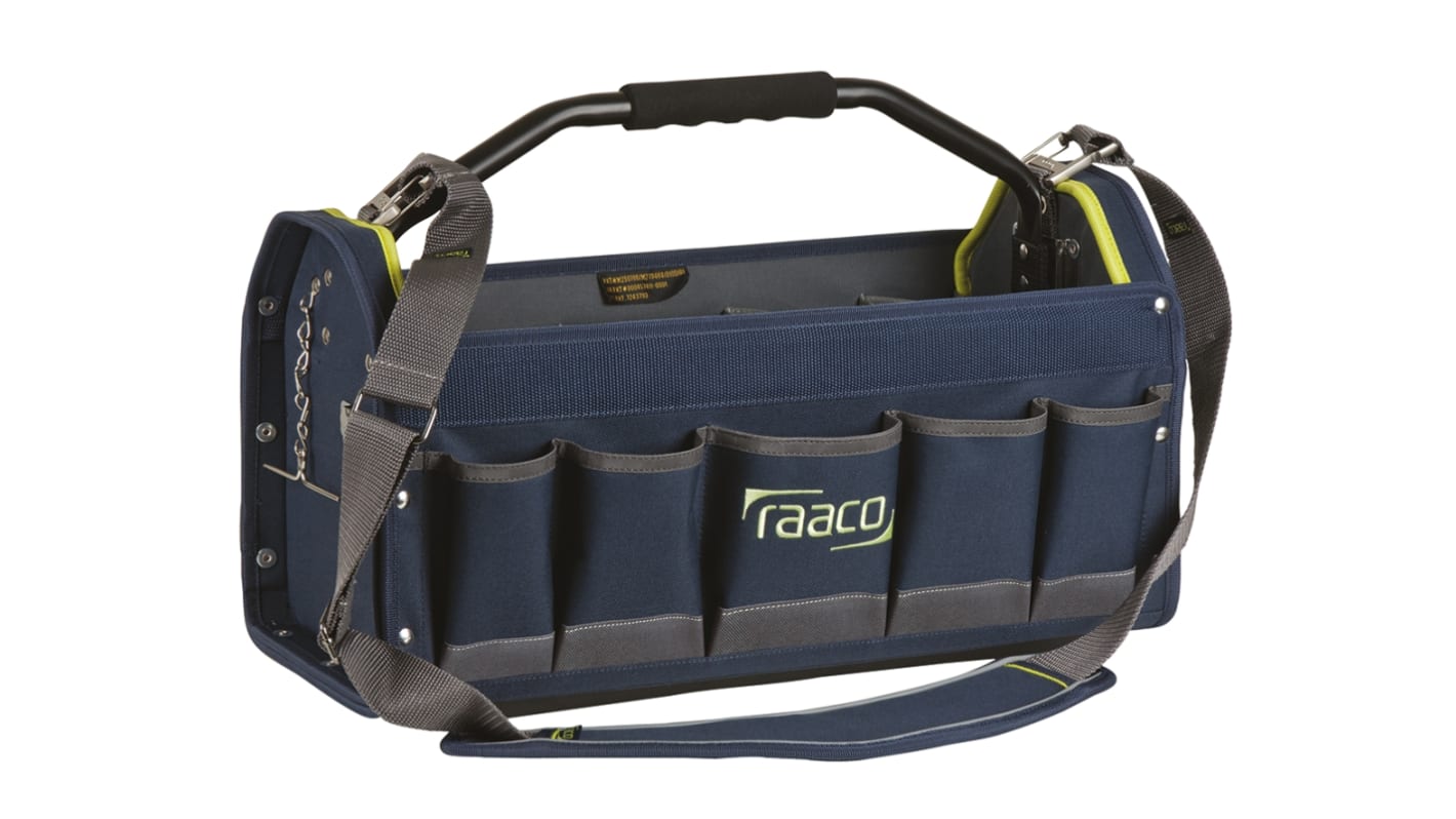 760348 Raaco Fabric Tool Bag with Shoulder Strap 233mm x 508mm x 285mm RS