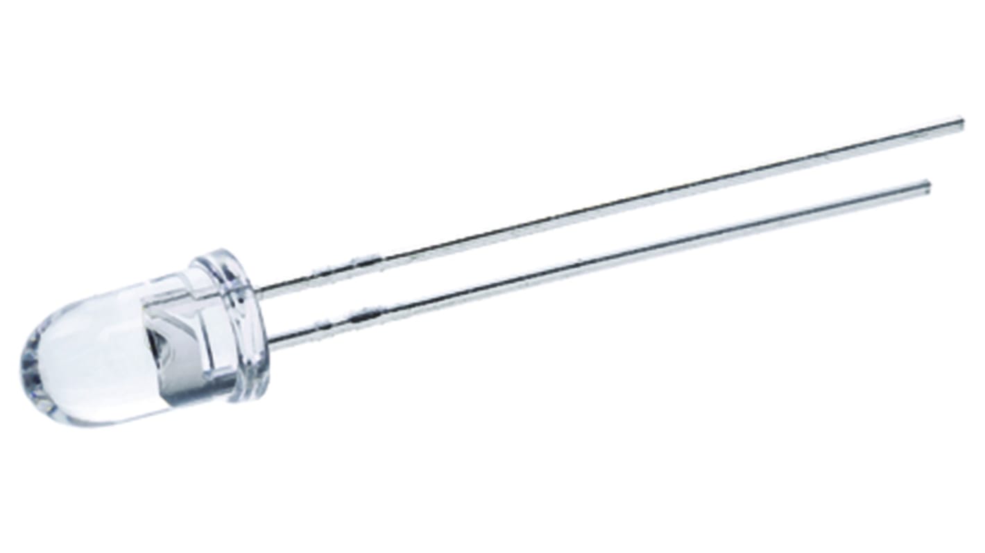 Broadcom3.1 V Green LED 5mm Through Hole, HLMP-CM1G-350DD