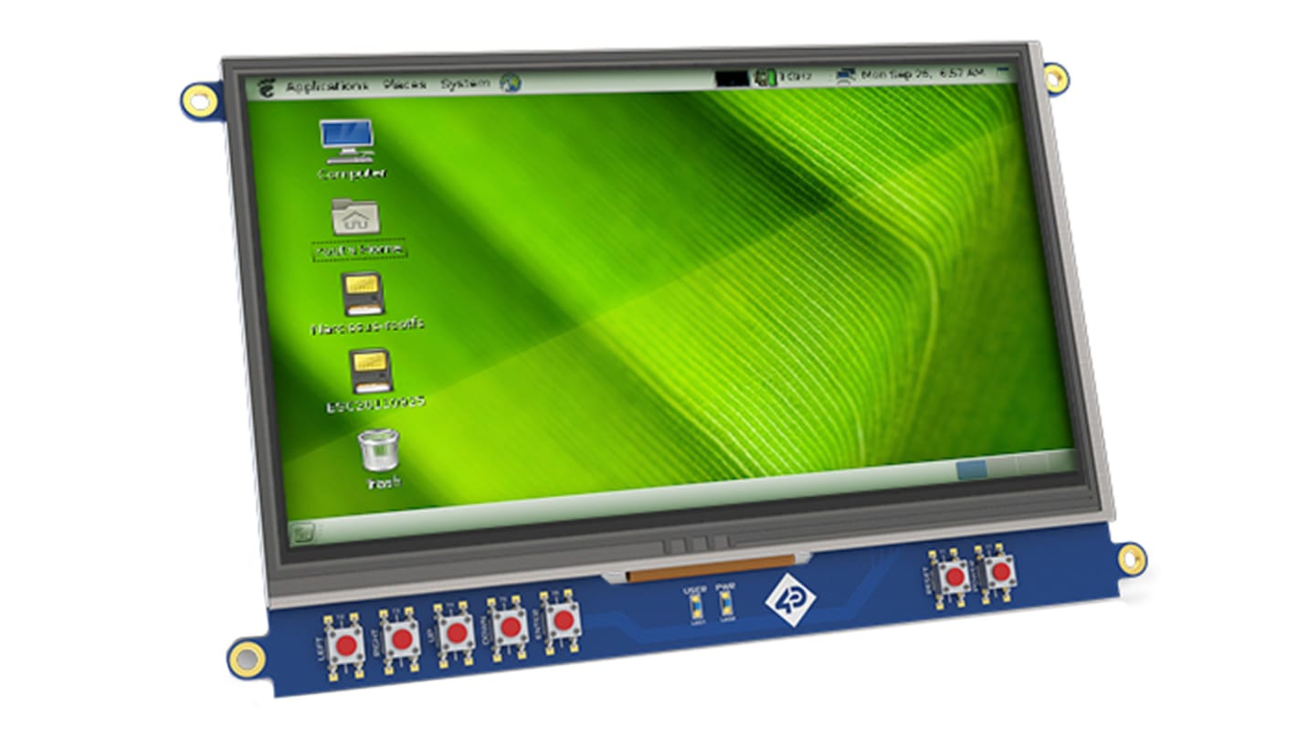 4D Systems 4DCAPE-70T TFT LCD Colour Display / Touch Screen, 7in WVGA, 800 x 480pixels
