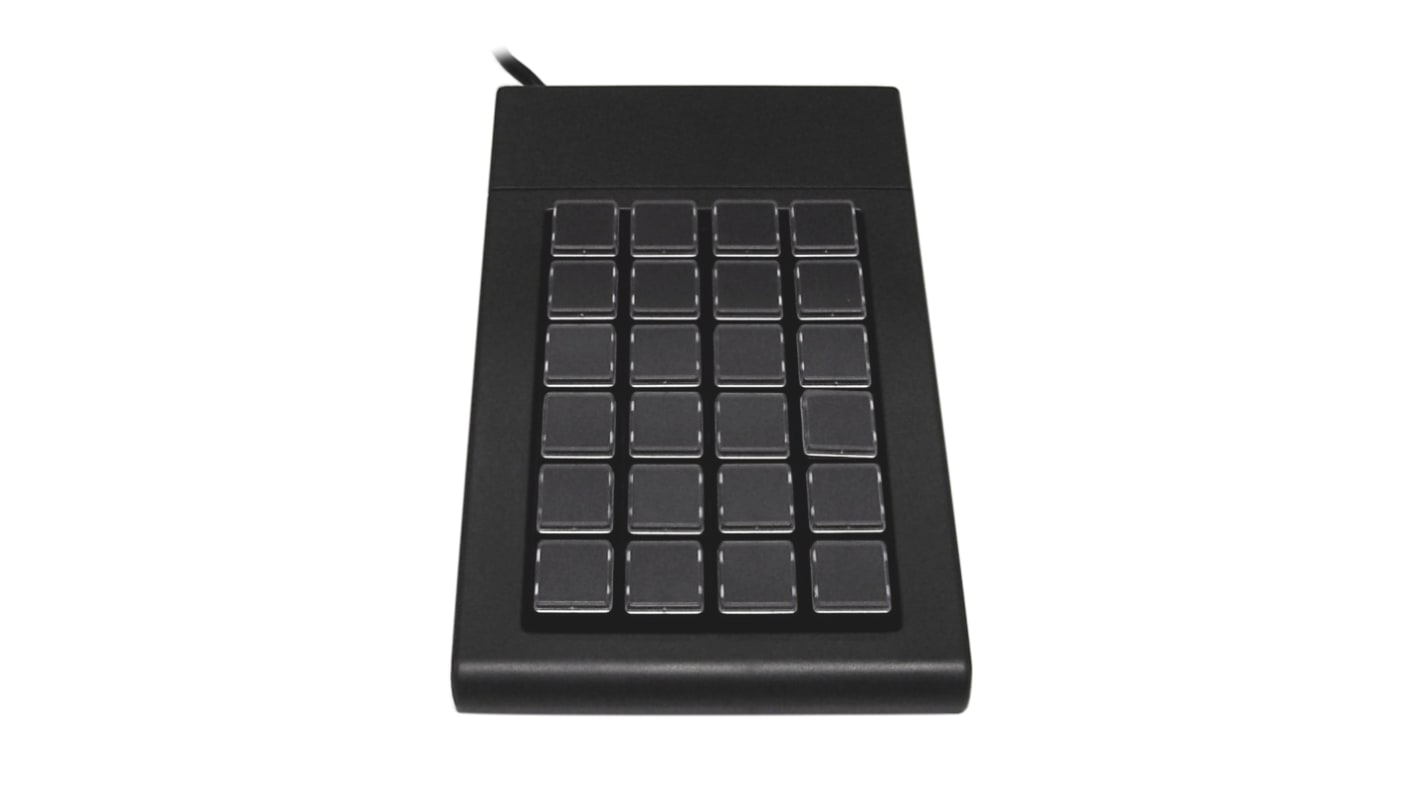 Teclado numérico Ceratech KYB500-S24AUBK Negro Cableado USB