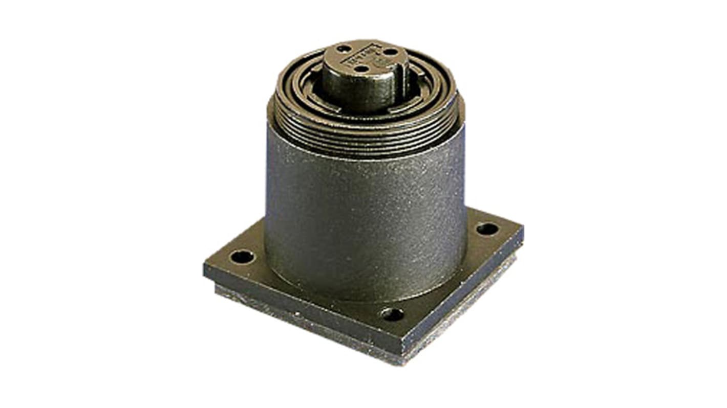 Bulgin Circular Connector, 6 Contacts, Flange Mount, Plug, Female, IP68, Standard Buccaneer Series