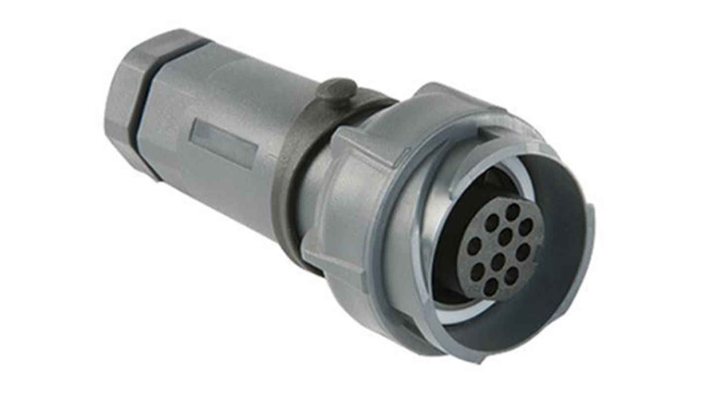 Bulgin Connector, 32 Contacts, Cable Mount, Plug, Male, IP66, IP68, IP69K, Buccaneer 7000 Series